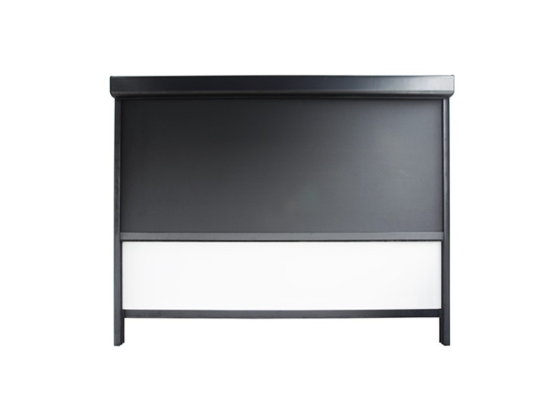 Double Motorized outdoor blinds 