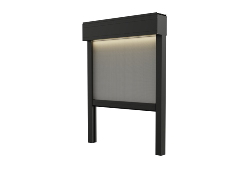 Spliceable ultra wide windproof roller blind